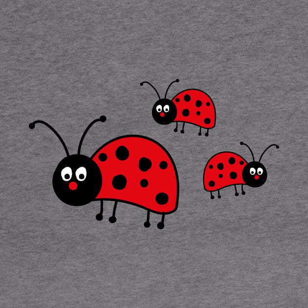 Ladybug Trio by KHJ